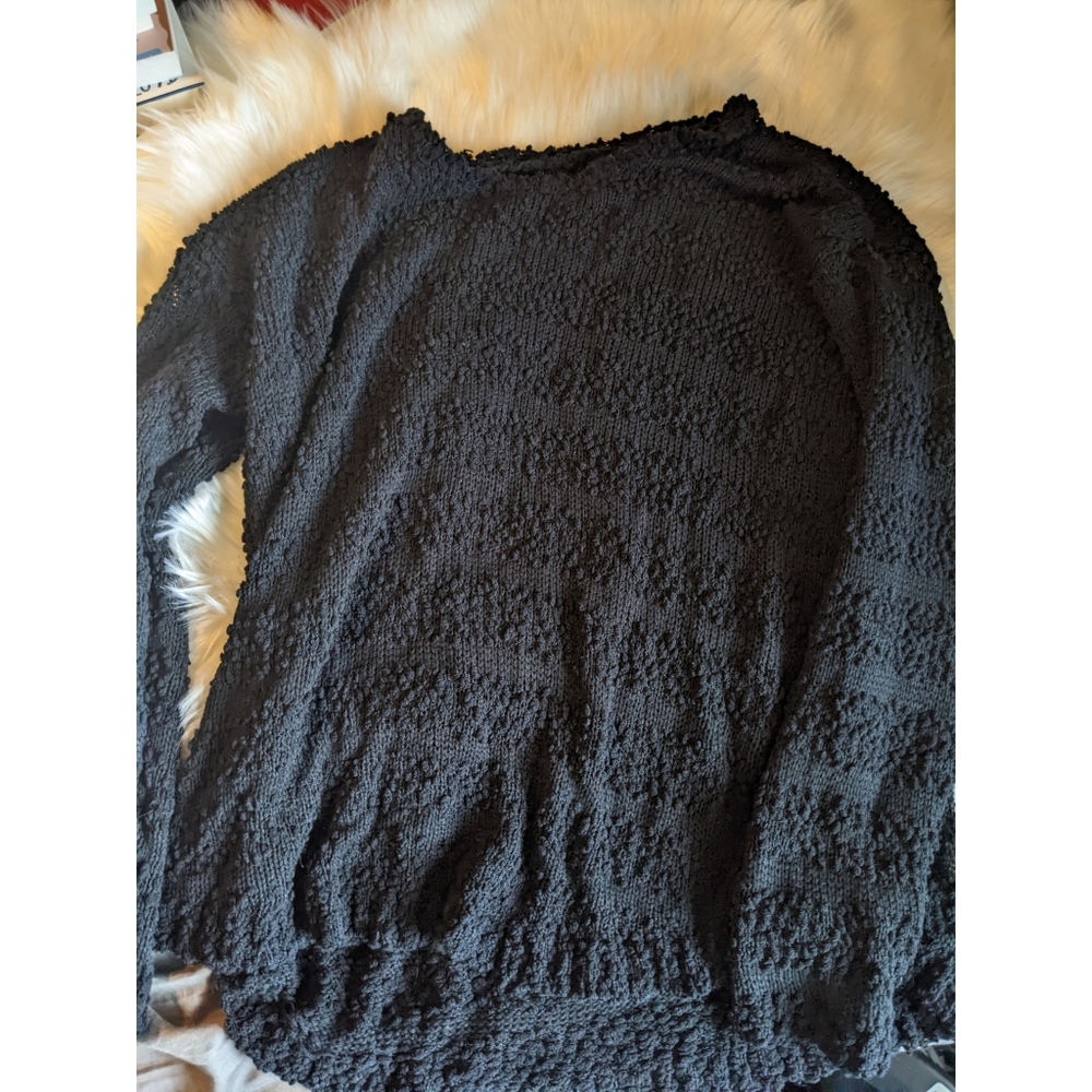 Lightweight black deb sweater